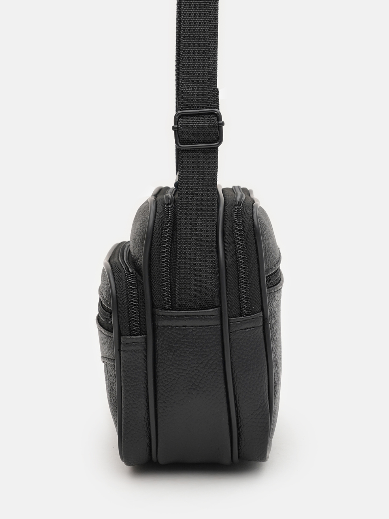 Мессенджер Borsa Leather модель K16681-2bl-black Фото