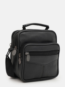 Мессенджер Borsa Leather модель K16681-2bl-black Фото