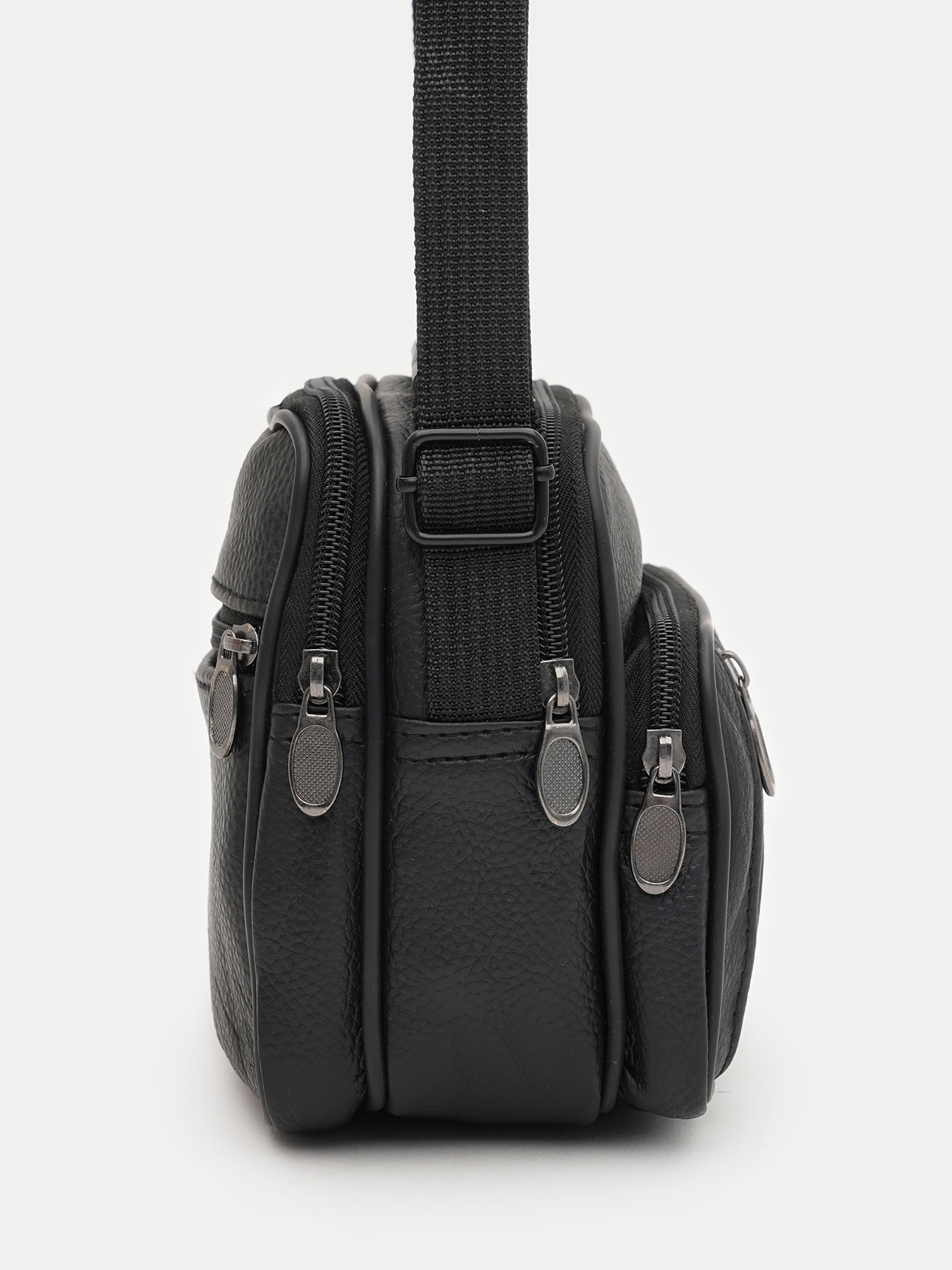 Мессенджер Borsa Leather модель K16683-1bl-black Фото