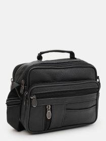 Мессенджер Borsa Leather модель K16688-2bl-black Фото