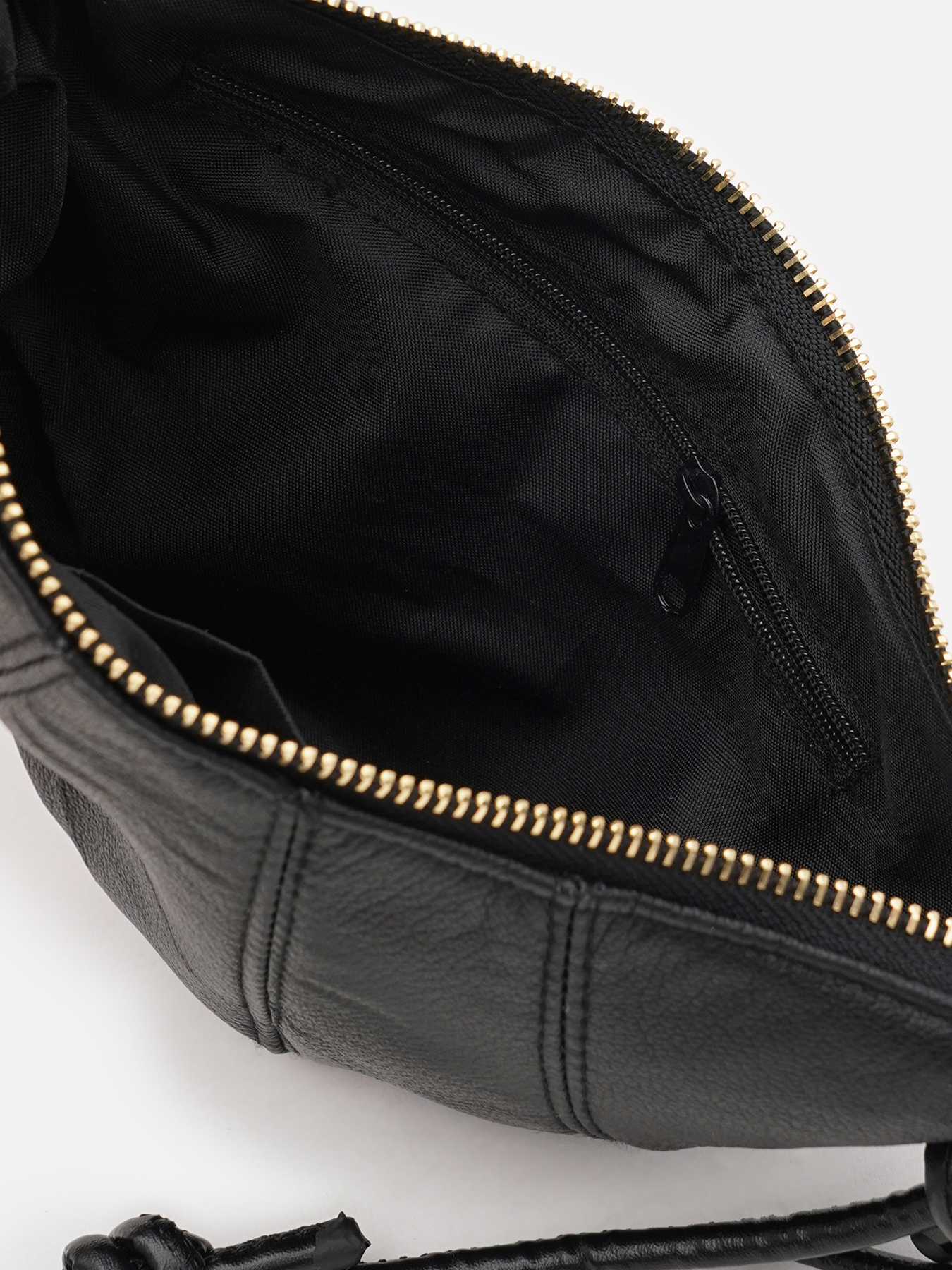 Сумка Borsa Leather модель K1267bl-black Фото