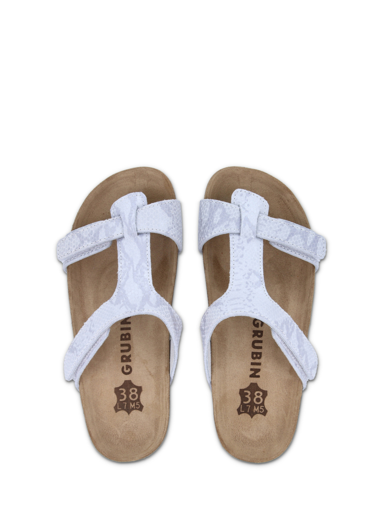 Шлепанцы Grubin модель gr-194362_white snake Фото