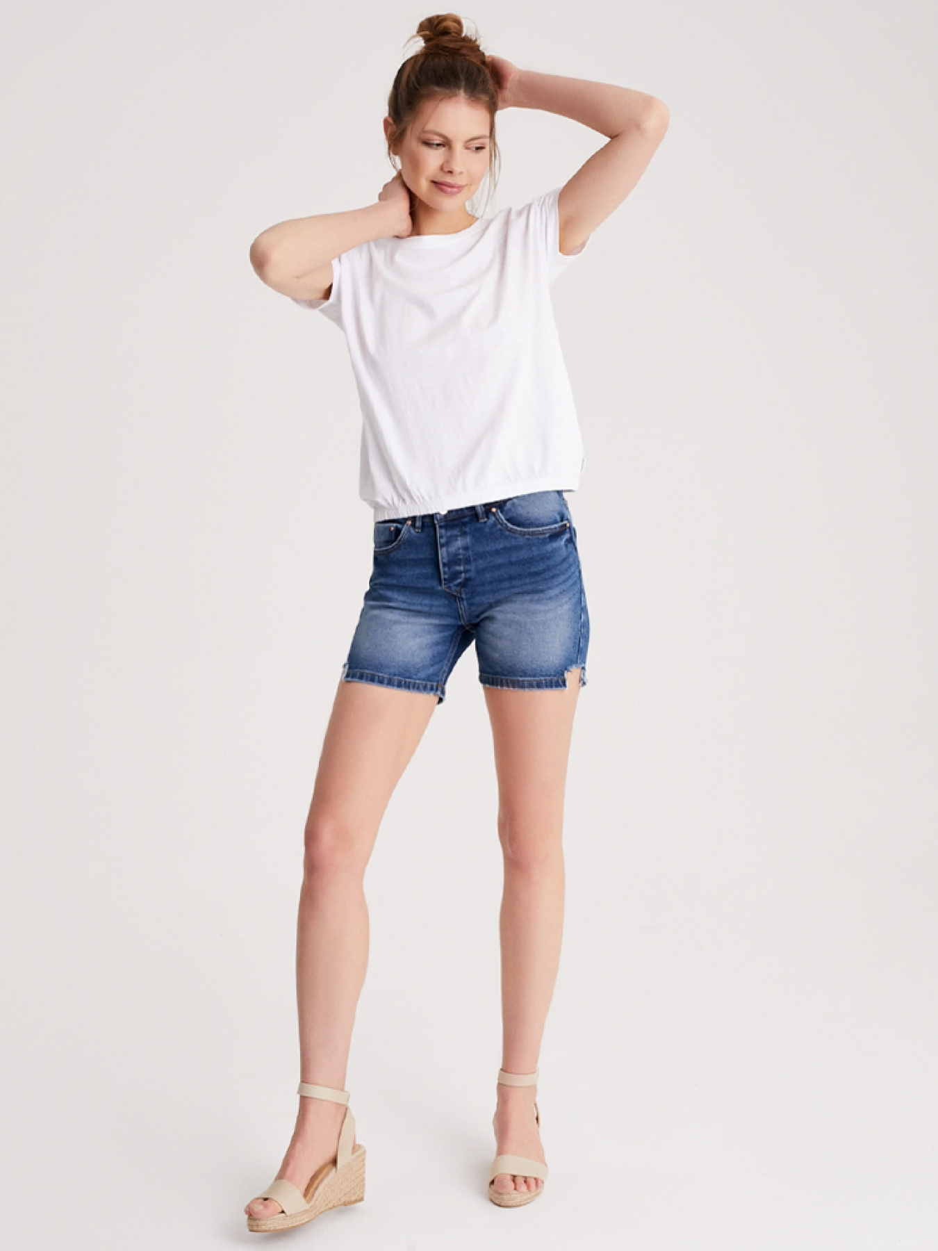 Шорти джинсові DIVERSE Vaplan модель 10034798 Фото