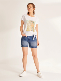 Джинсовые шорты DIVERSE Vaplan модель 10034798 Фото