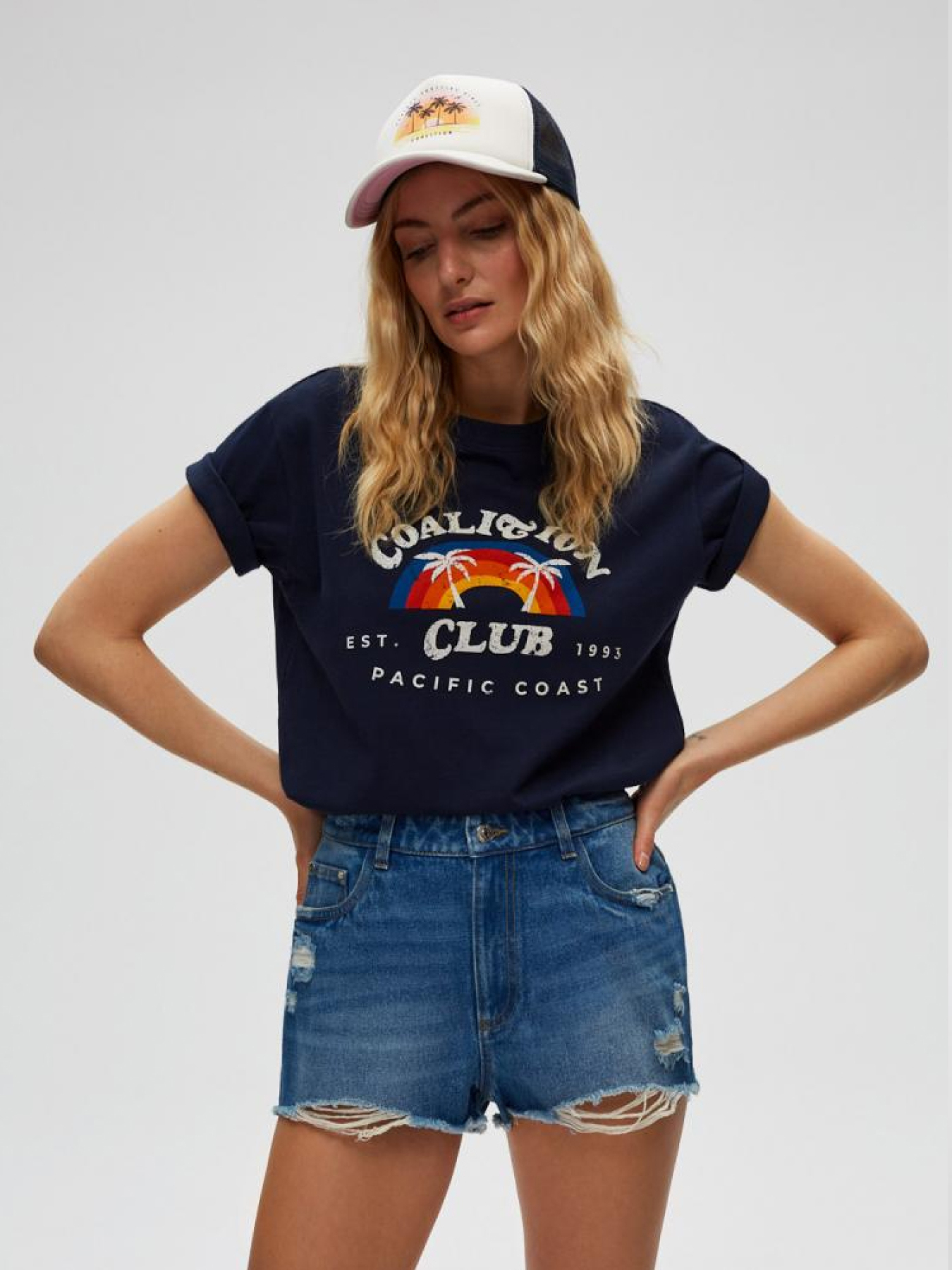 Шорти джинсові DIVERSE Cltn 458 модель 10039306 Фото