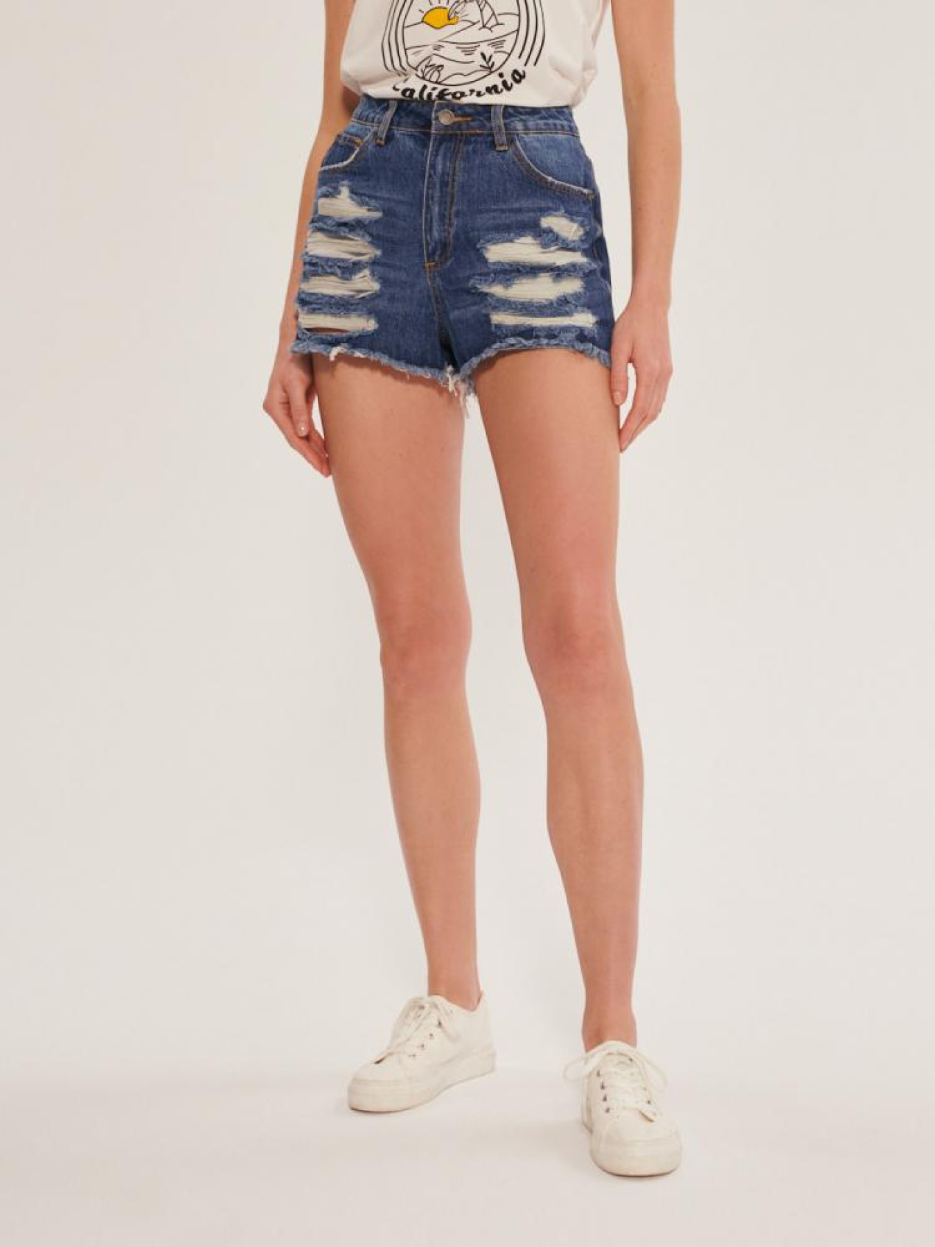 Джинсовые шорты DIVERSE Calesa модель 10039537 Фото