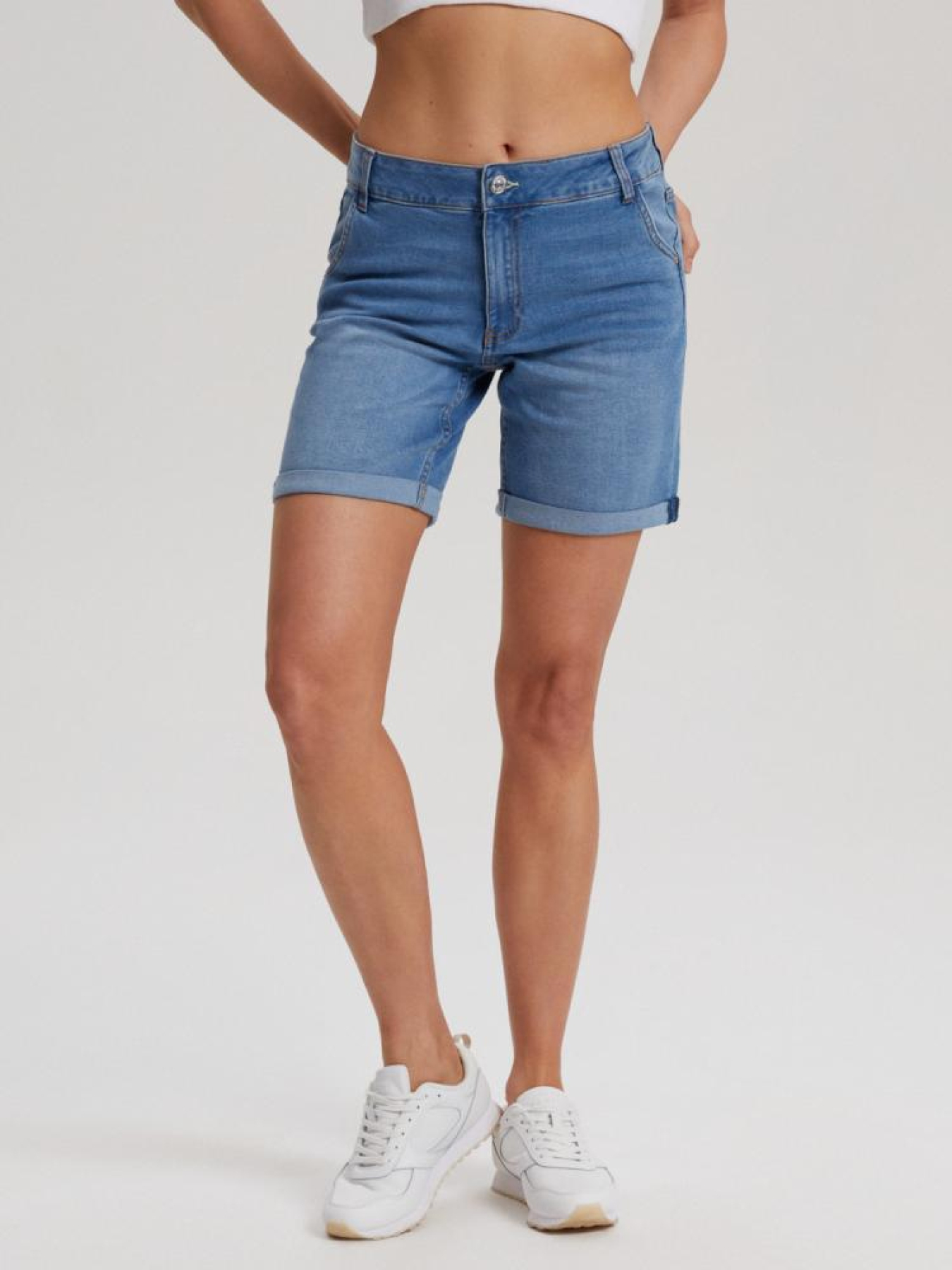 Джинсовые шорты DIVERSE Bomia модель 10041490 Фото