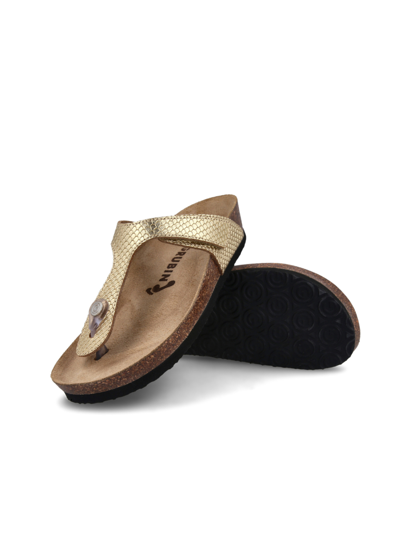 Вьетнамки Grubin модель gr-93362_gold snake Фото