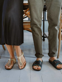 Вьетнамки Grubin модель gr-93362_gold snake Фото