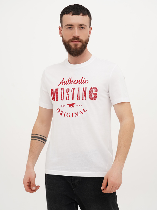 Футболка Mustang Jeans Alex C Print модель 1012988 Фото