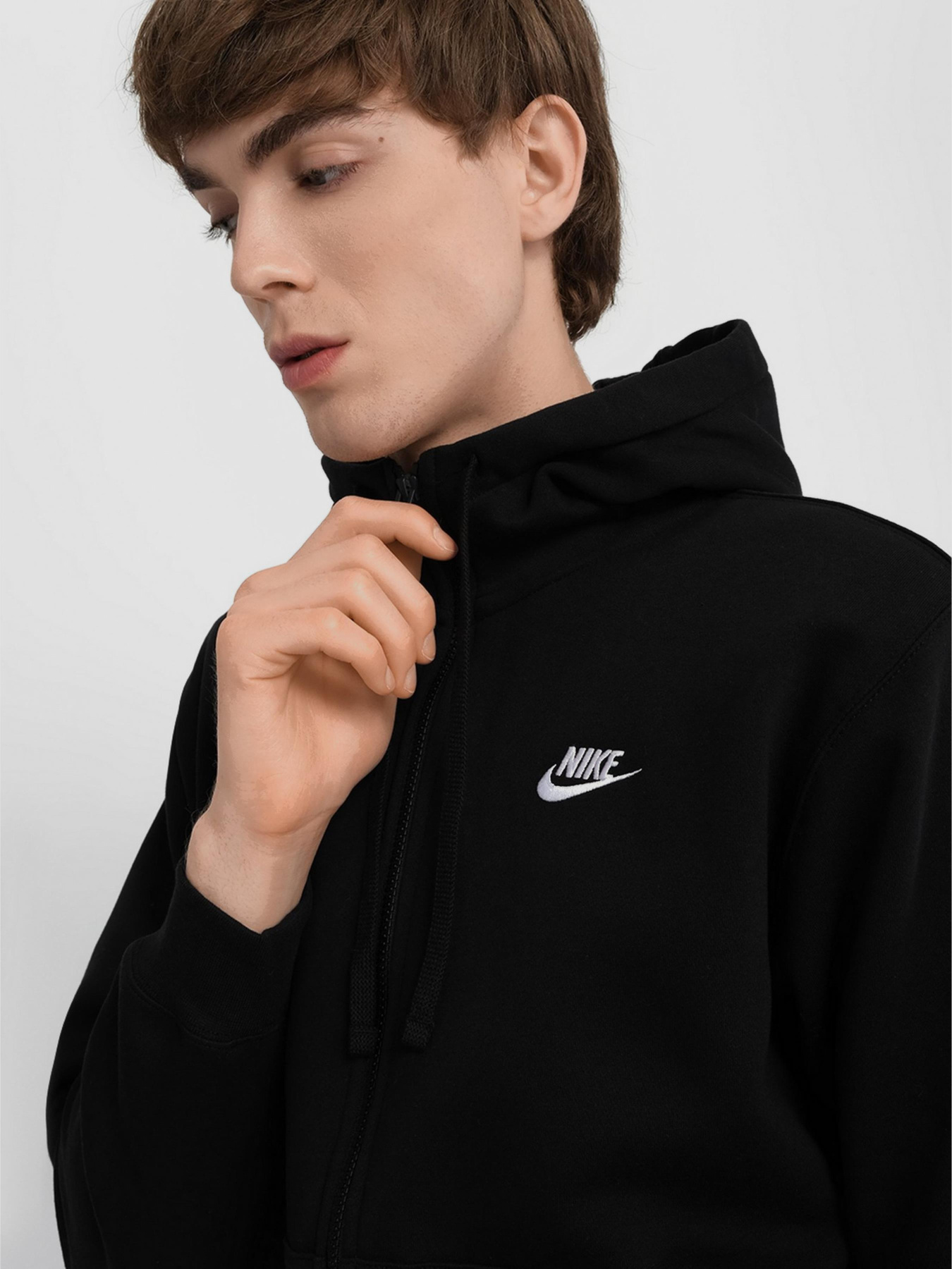 Кофта NIKE M Nsw Club Hoodie Fz Bb модель BV2645-010 Фото