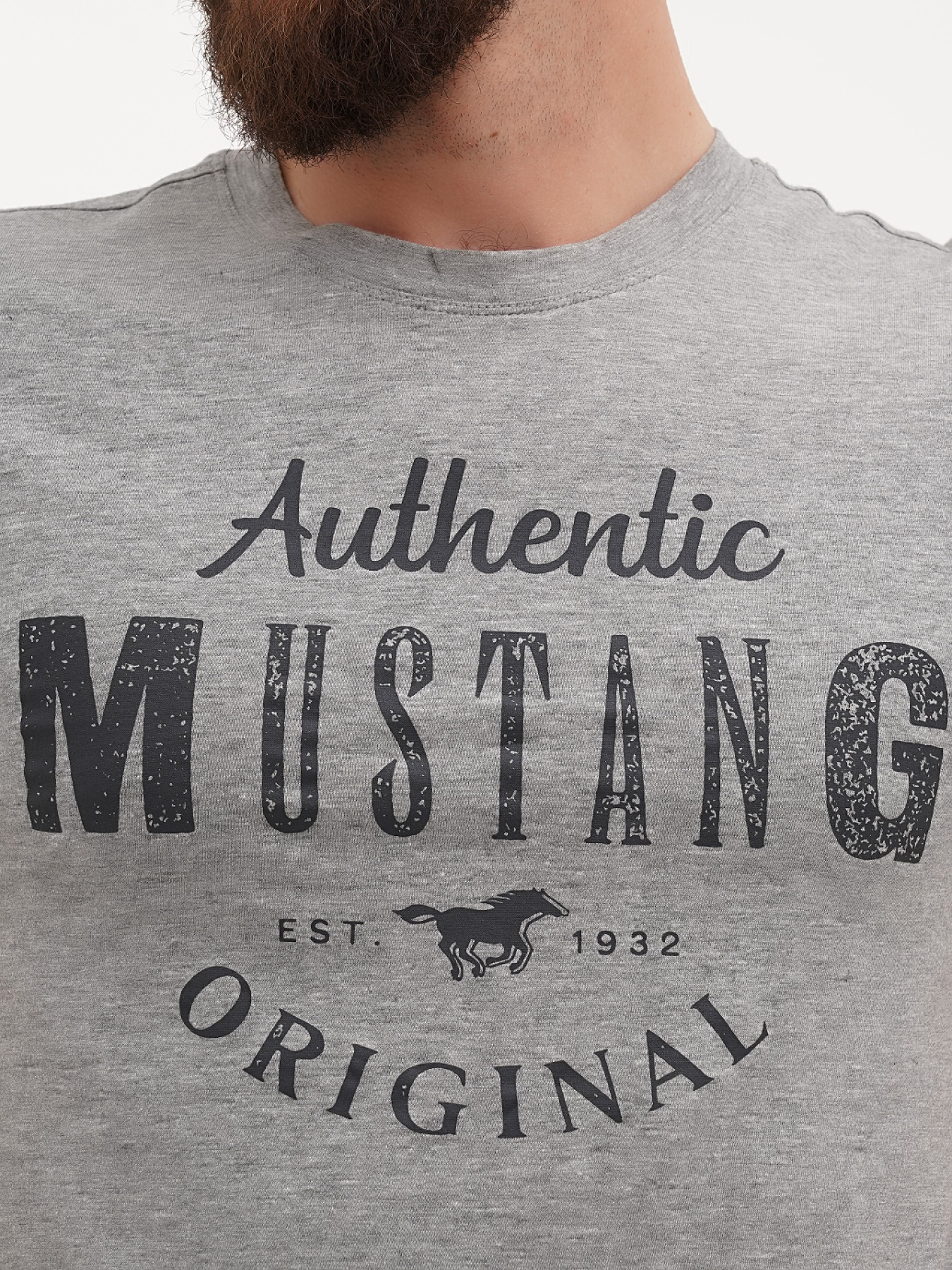 Футболка Mustang Jeans Alex C Print модель 1012989 Фото