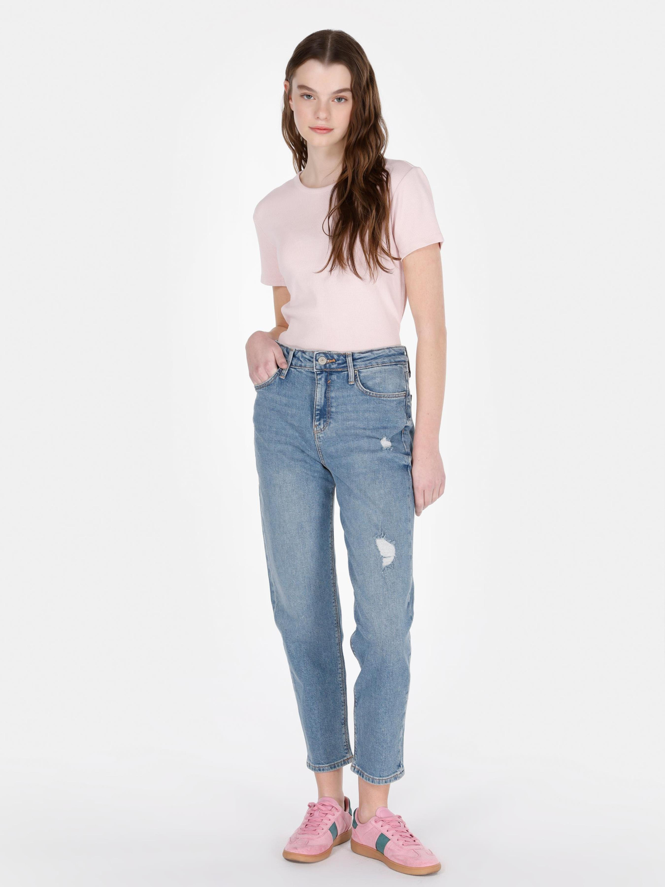 Джинсы мом Colin’s модель CL1073516_Q1.V1_DN44086 Фото