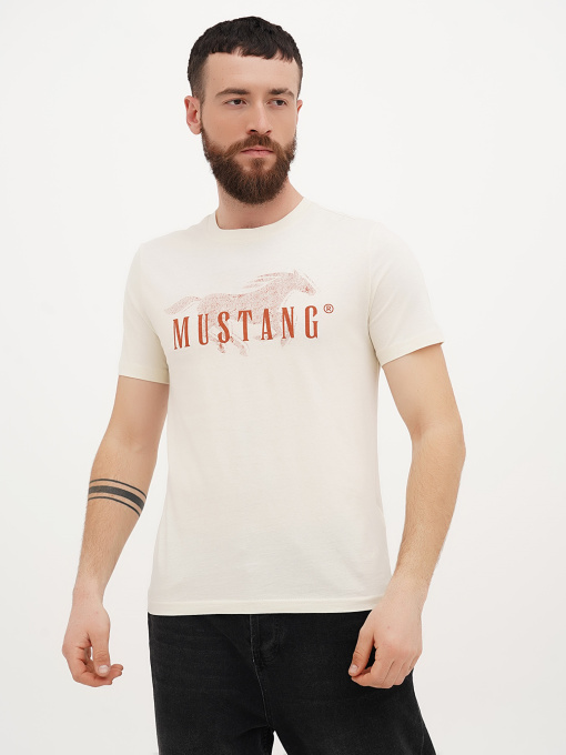 Футболка Mustang Jeans Alex C Print модель 1014458 Фото