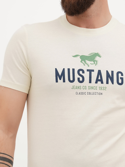 Футболка Mustang Jeans Austin модель 1015059 — фото 4 - INTERTOP