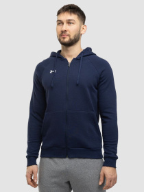 Кофта Under Armour Rival Fleece FZ Hoodie модель 1379767-410 Фото