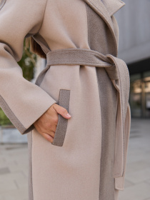 Пальто MilaNova модель Пальто ПВ-363 капучино Фото