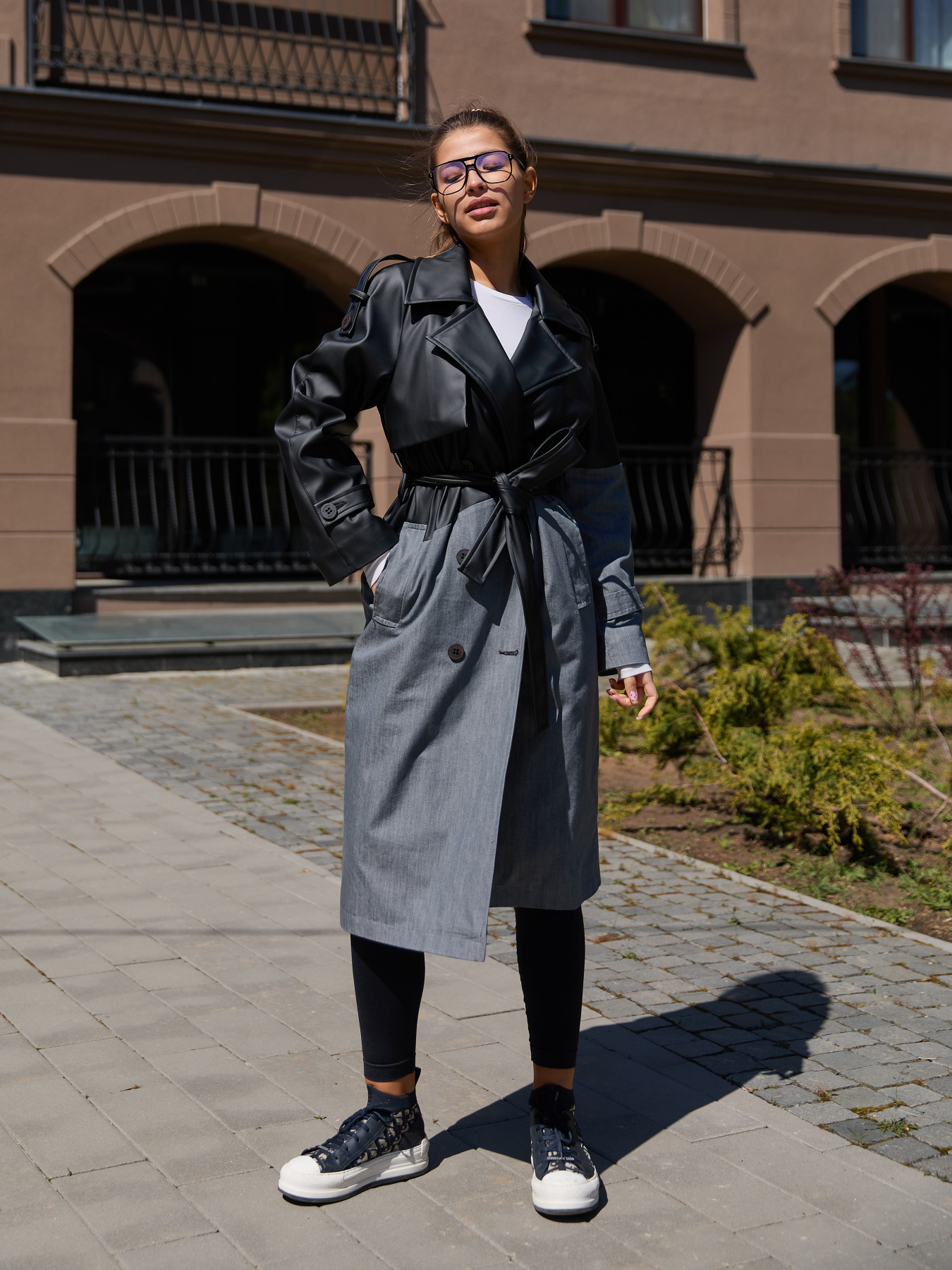 Тренч MilaNova модель Плащ Q-98 серый Фото