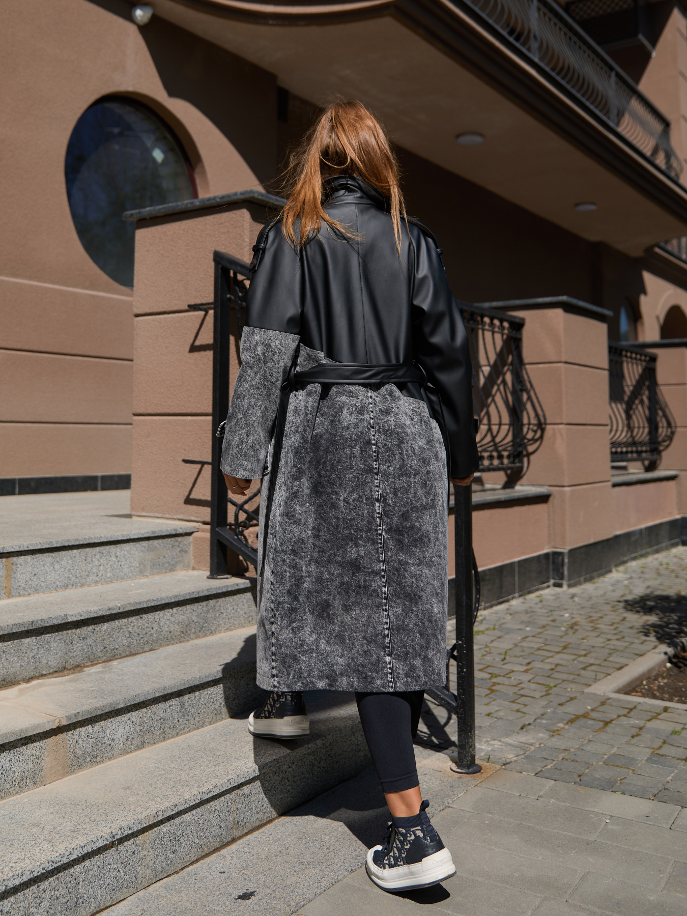 Тренч MilaNova модель Плащ Q-98 графит Фото