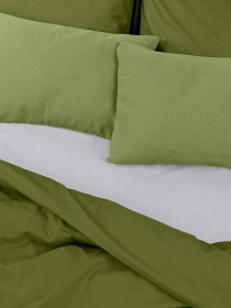 Наволочка муслин на подушку OLIVE Cosas модель 18Muslin_Olive_40x60 Фото