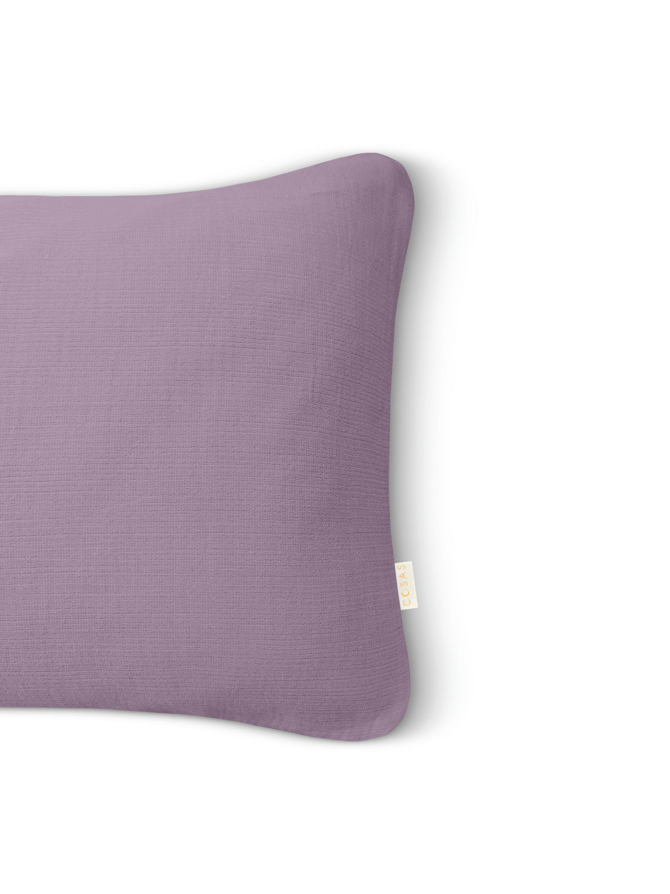 Наволочка муслин на подушку LAVANDER Cosas модель 42MuslinFourLayer_Lavander_40x60 Фото