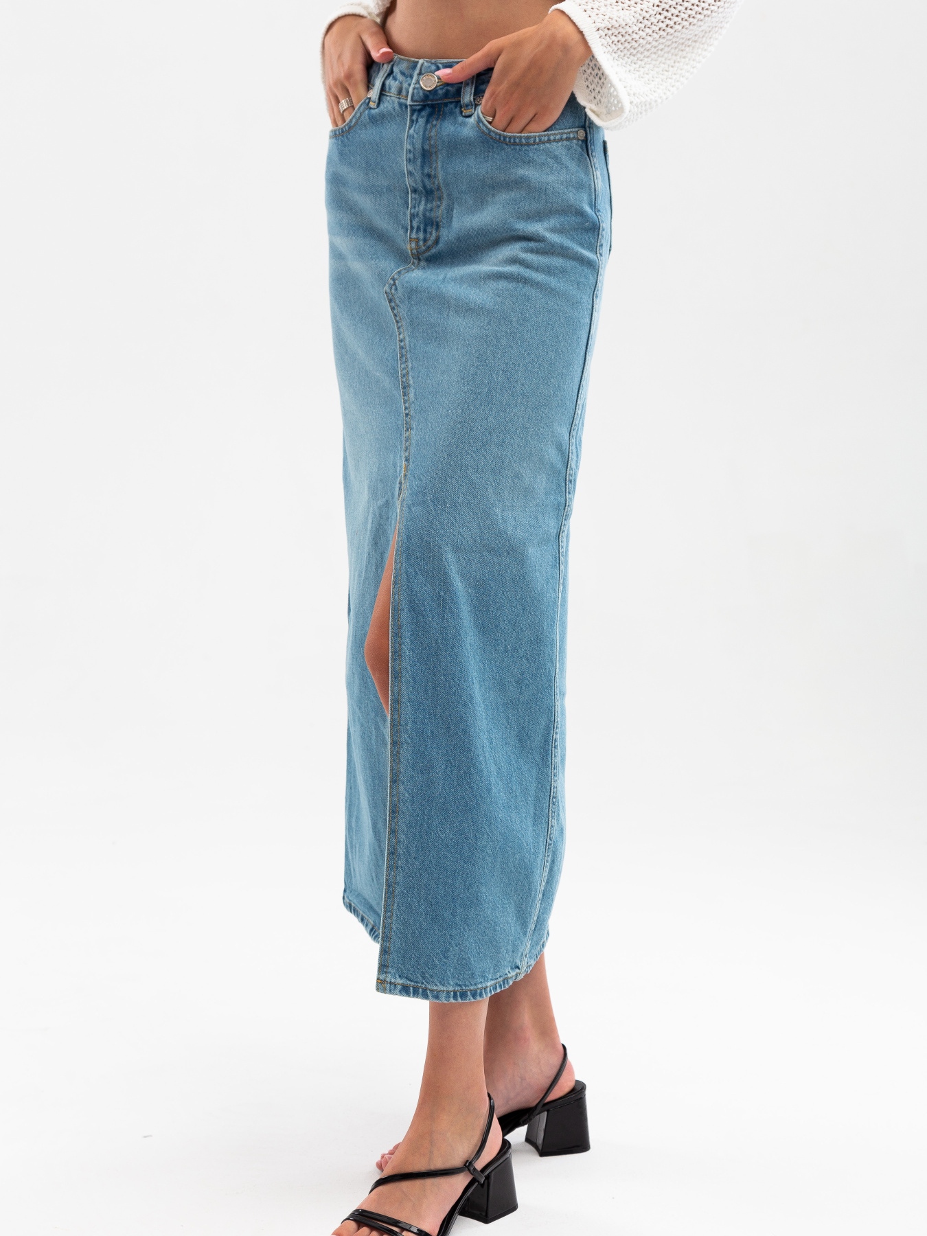 Джинсова спідниця Famo модель U-72748_01 Фото