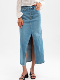 Джинсова спідниця Famo модель U-72748_01 Фото