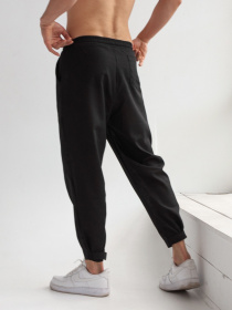 Штани повсякденні IJ модель lipuchki-linen-black-man Фото