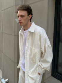 Рубашка IJ модель ij-sorochka-linen-milk-man Фото