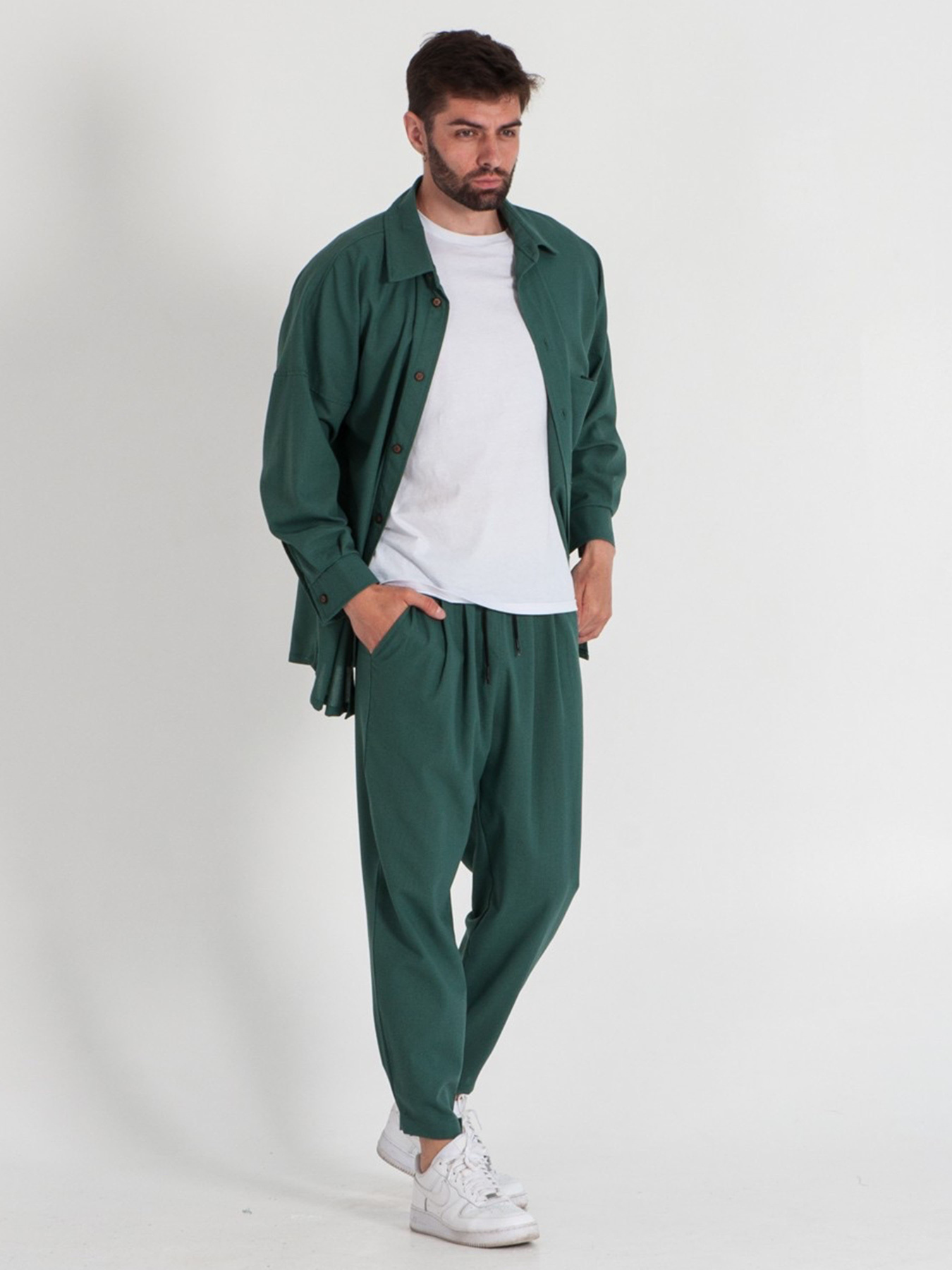 Штани повсякденні IJ модель lipuchki-linen-emerald-man Фото