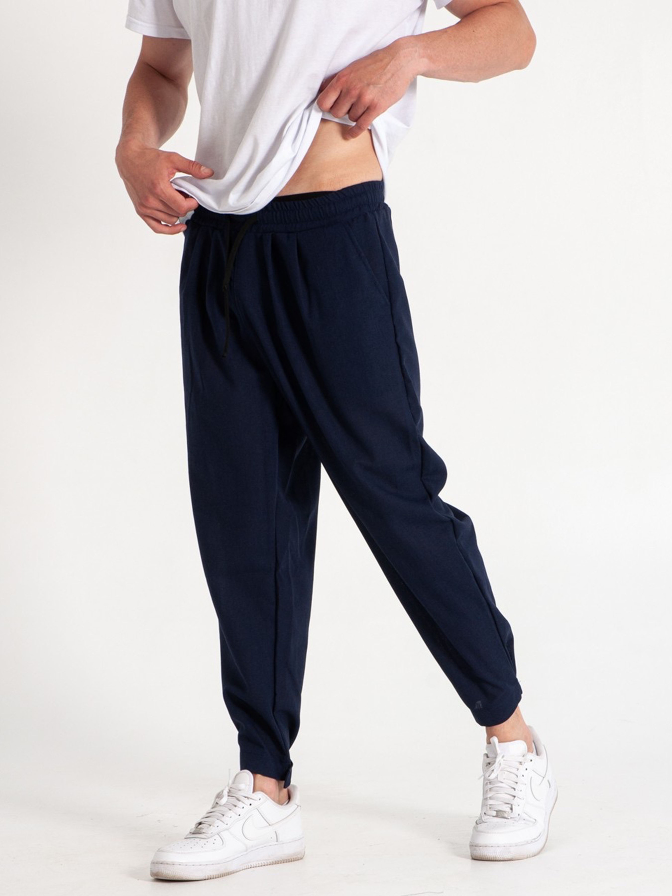 Повсякденні штани IJ модель lipuchki-linen-navi-man Фото