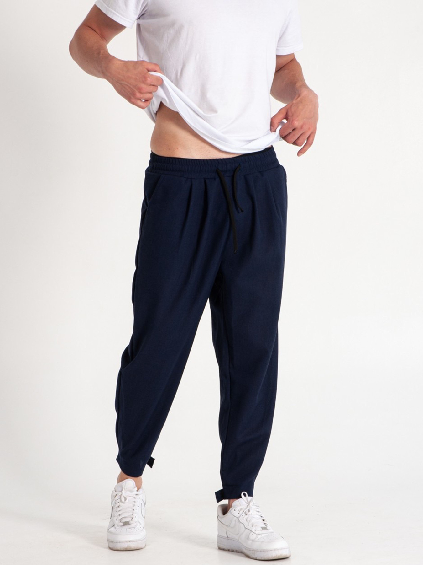 Повсякденні штани IJ модель lipuchki-linen-navi-man Фото