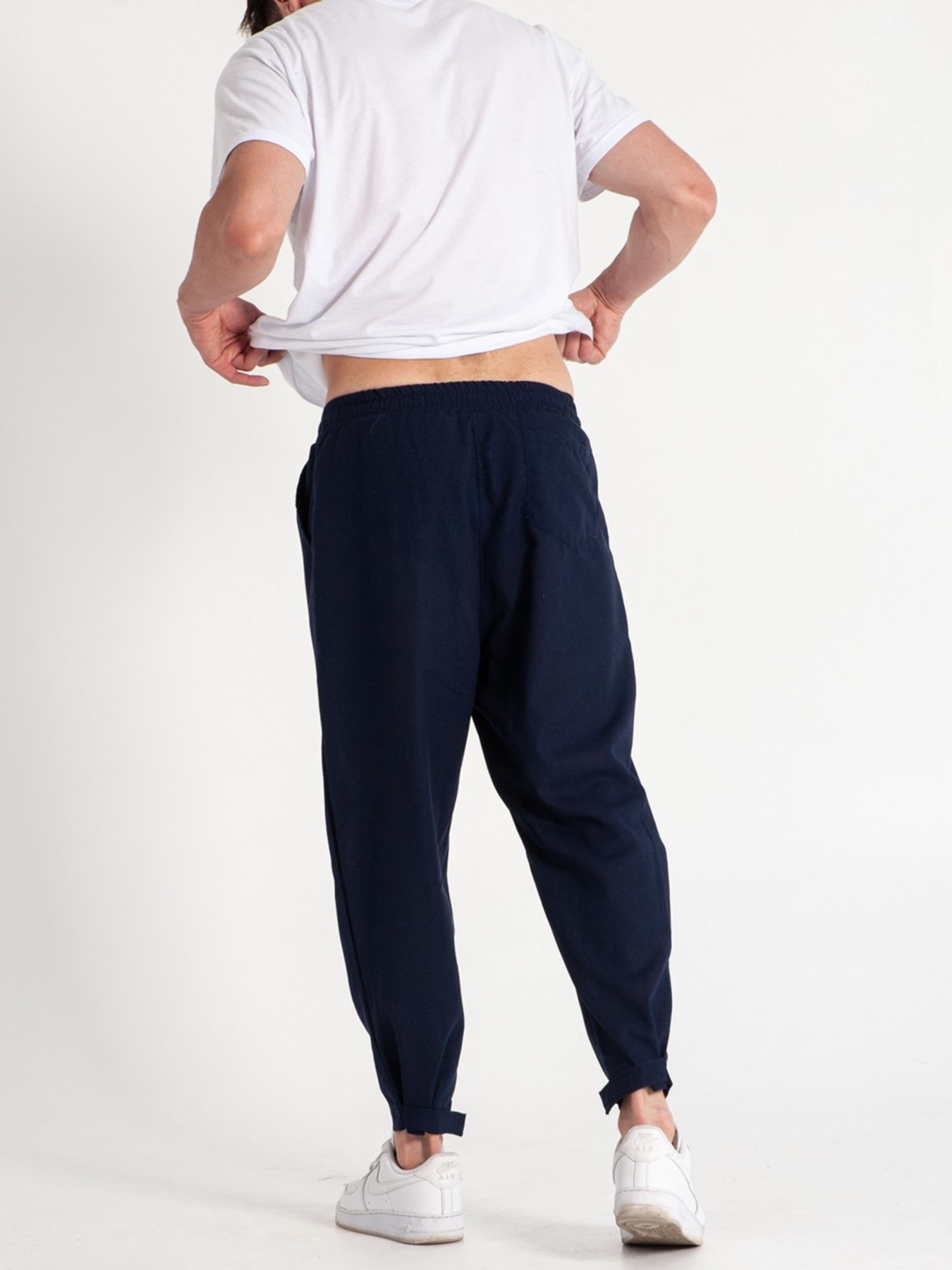 Повсякденні штани IJ модель lipuchki-linen-navi-man Фото