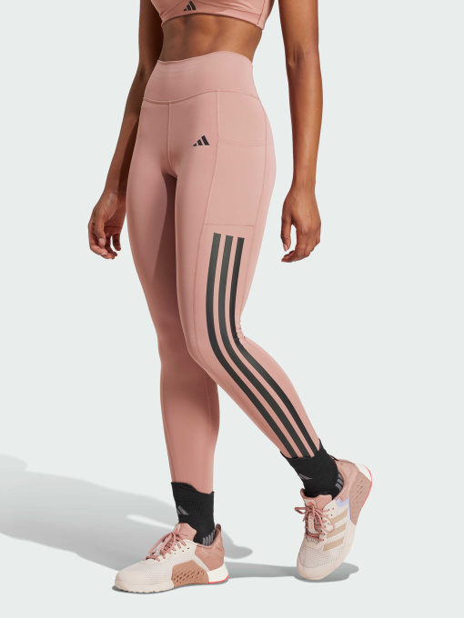 Леггинсы спортивные Adidas 3 Stripes модель JI8764 Фото