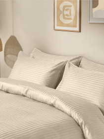 Набор наволочек сатин на подушку BISCUIT Cosas модель SetPillow_StrSatin_27Biscuit_40x60 Фото