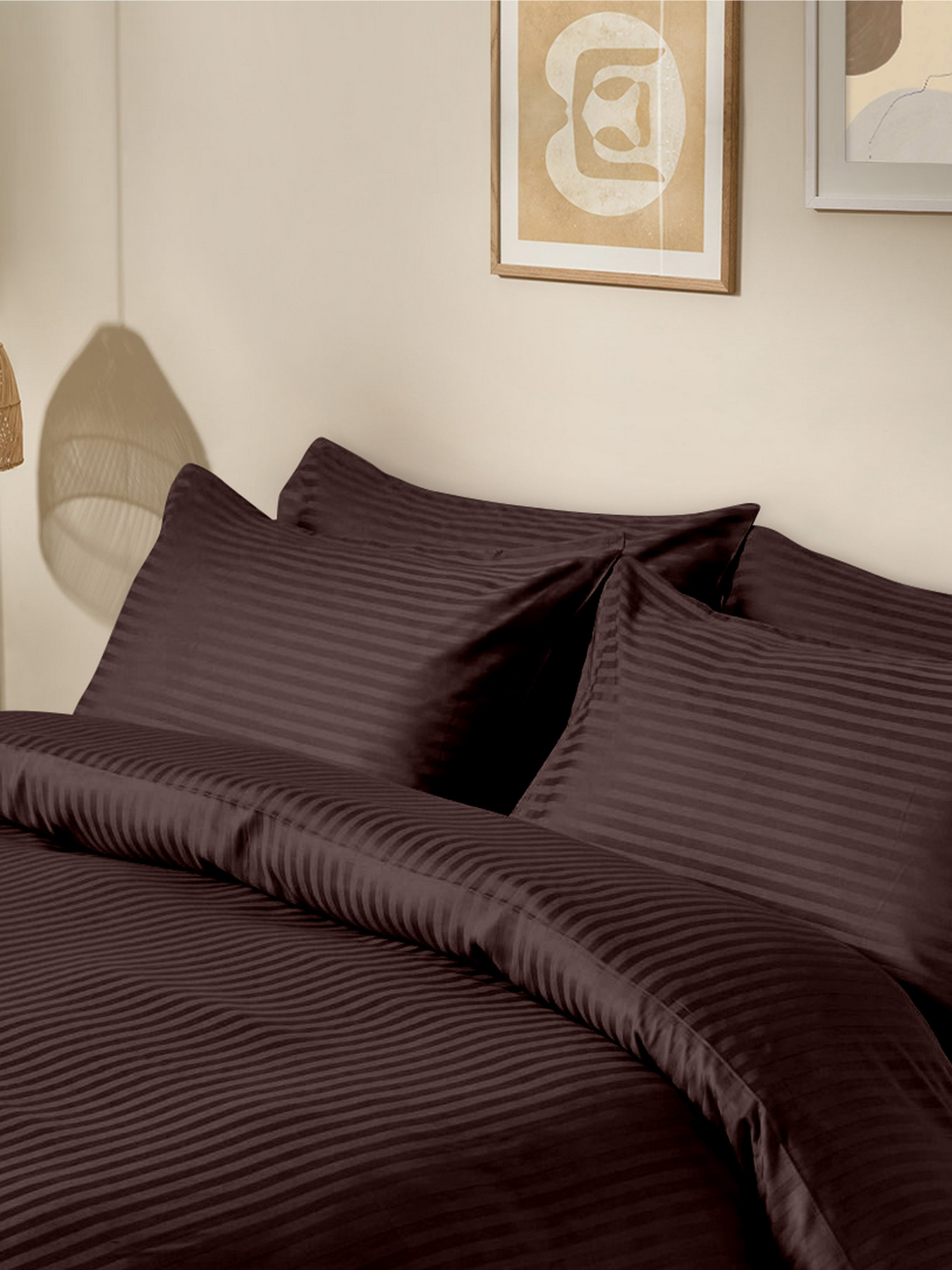 Набір наволочок сатин на подушку WALNUT Cosas модель SetPillow_StrSatin_26Walnut_40x60 Фото