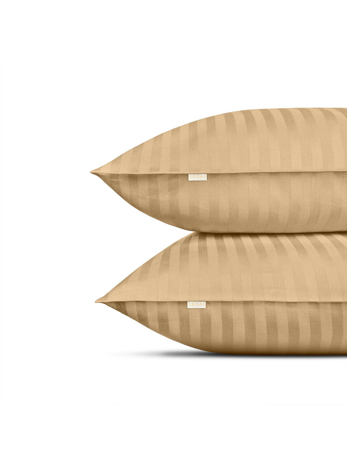 Набор наволочек сатин на подушку HONEY Cosas модель SetPillow_StrSatin_16Honey_40x60 Фото