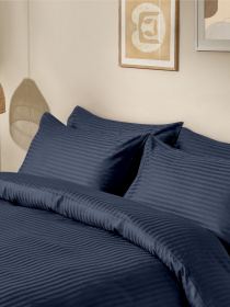 Набір наволочок сатин на подушку DENIM Cosas модель SetPillow_StrSatin_15Denim_40x60 Фото