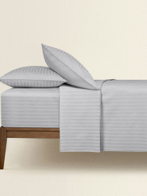 Набор наволочек сатин на подушку SILVER Cosas модель SetPillow_StrSatin_09Silver_40x60 Фото