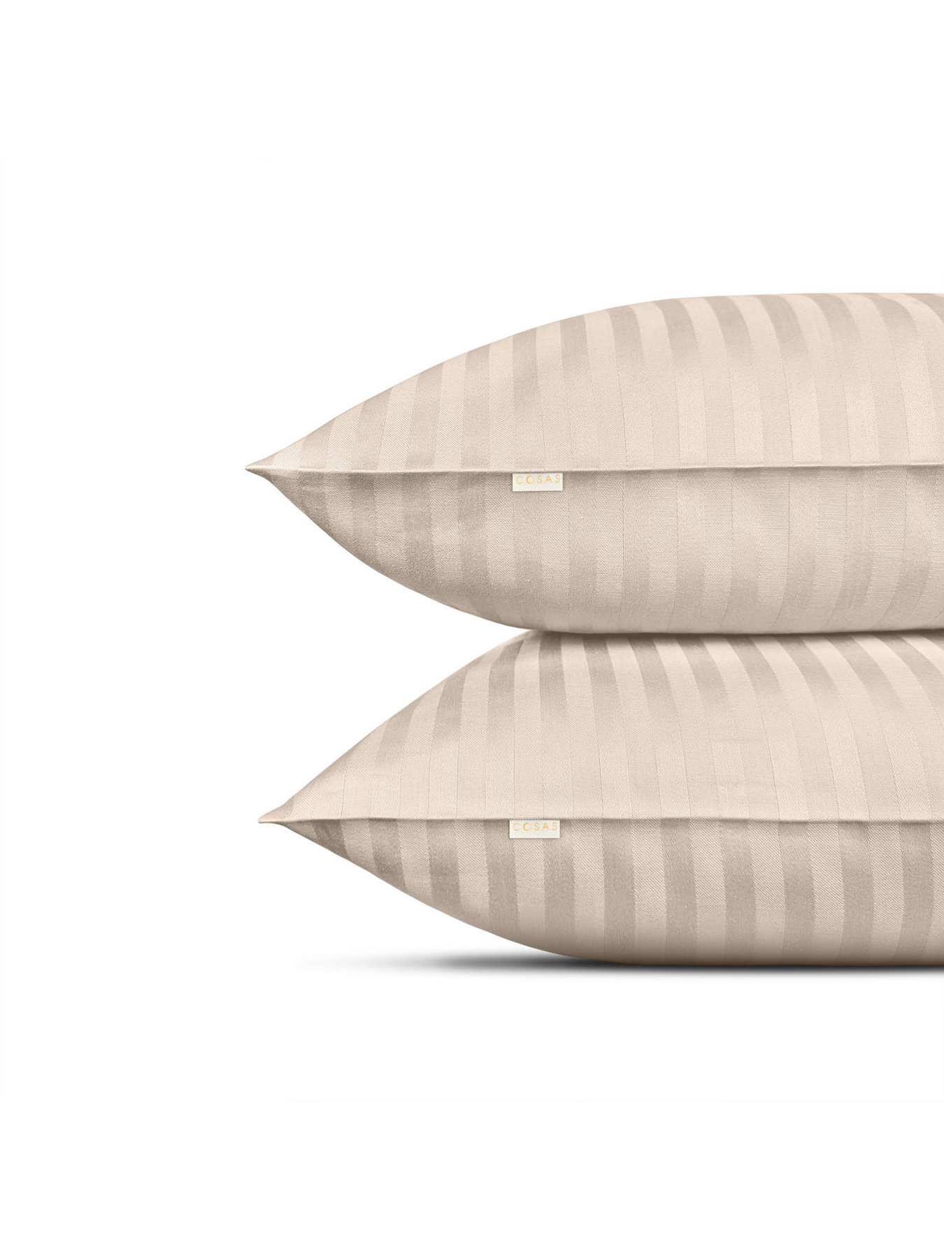 Набор наволочек сатин на подушку BISCOTTI Cosas модель SetPillow_StrSatin_07Biscotti_40x60 Фото