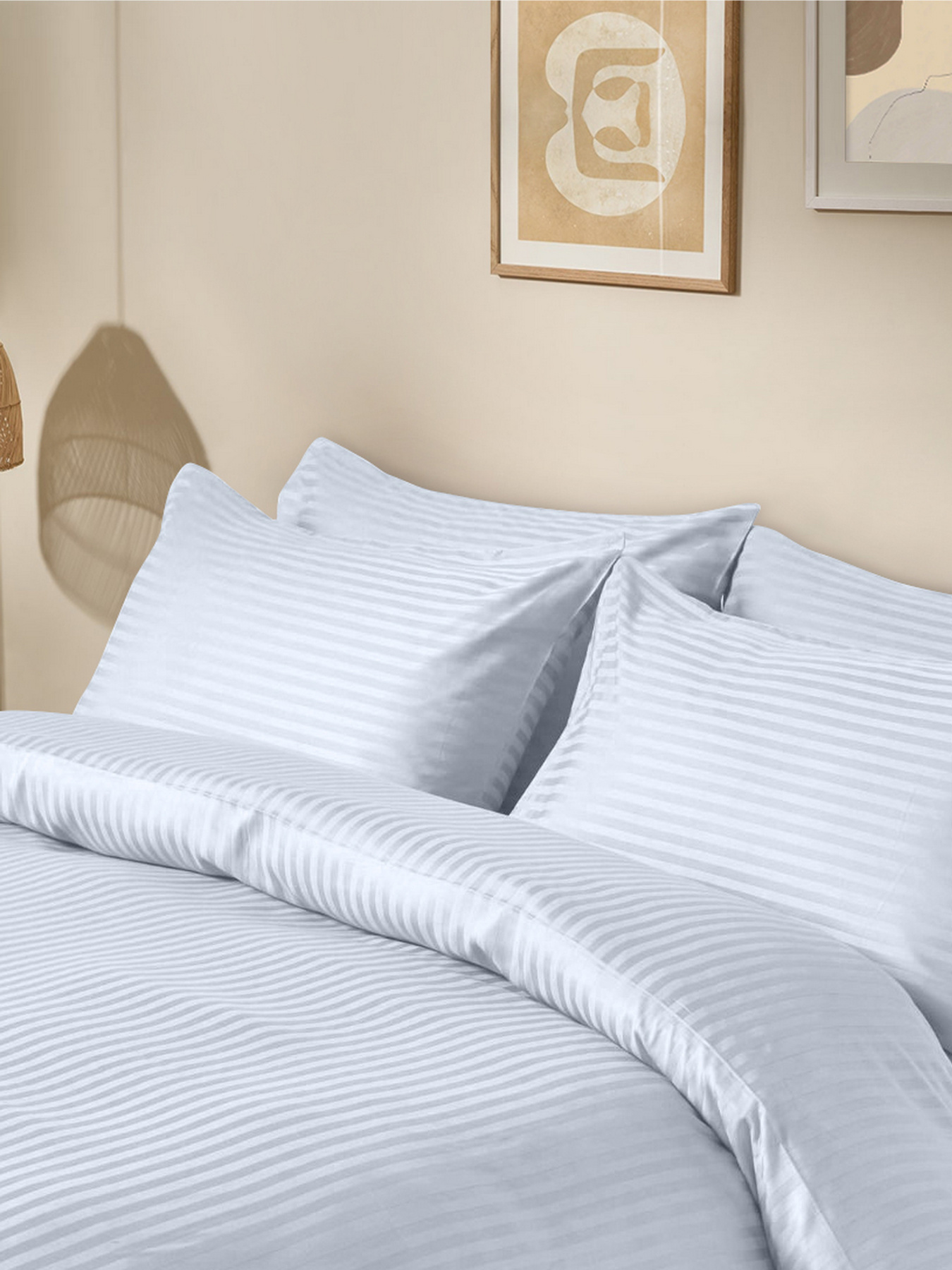 Набор наволочек сатин на подушку PORCELAIN Cosas модель SetPillow_StrSatin_01Porcelain_40x60 Фото