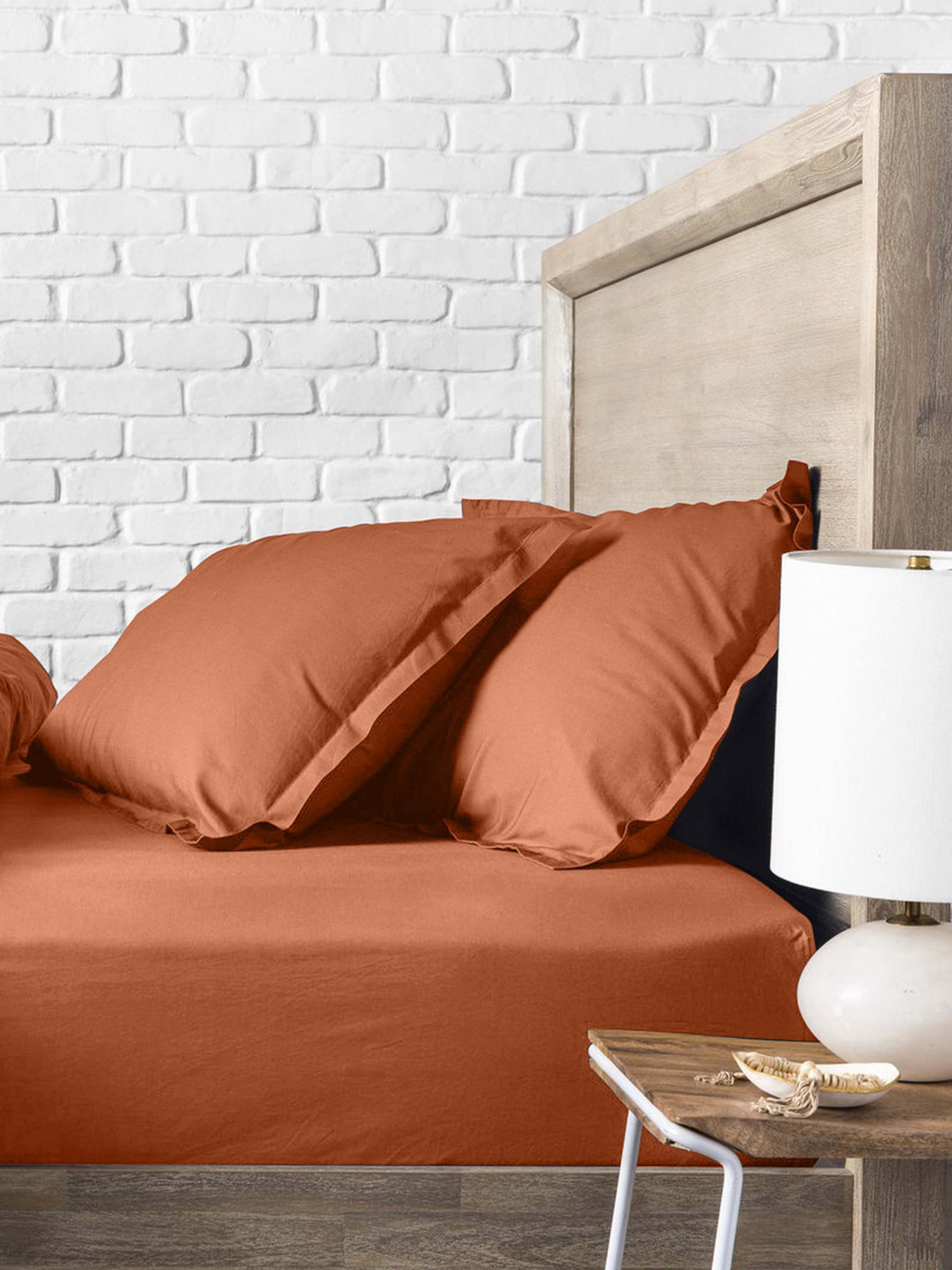 Набор наволочек на подушку AMBER Cosas модель SetPillow_RanforsTerrakot_40x60 Фото