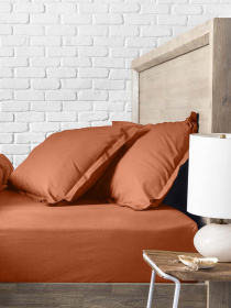 Набор наволочек на подушку AMBER Cosas модель SetPillow_RanforsTerrakot_40x60 Фото