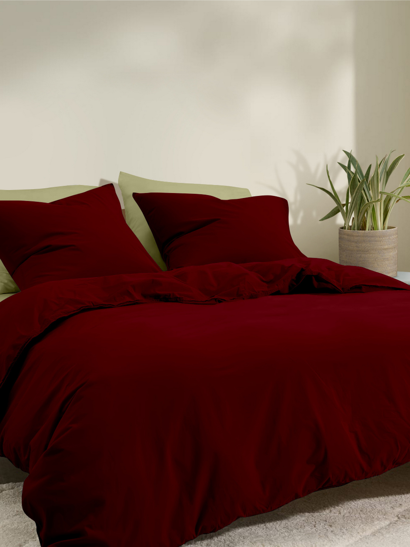 Набор наволочек на подушку OLIVE Cosas модель SetPillow_RanforsOlive_50x70 Фото