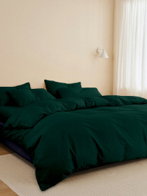 Набор наволочек на подушку PINE DARK Cosas модель SetPillow_RanforsGreenDark_50 Фото