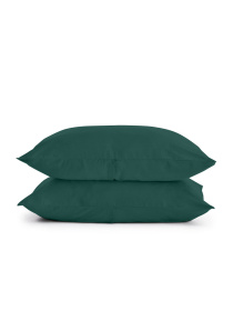 Набор наволочек на подушку PINE DARK Cosas модель SetPillow_RanforsGreenDark_50 Фото