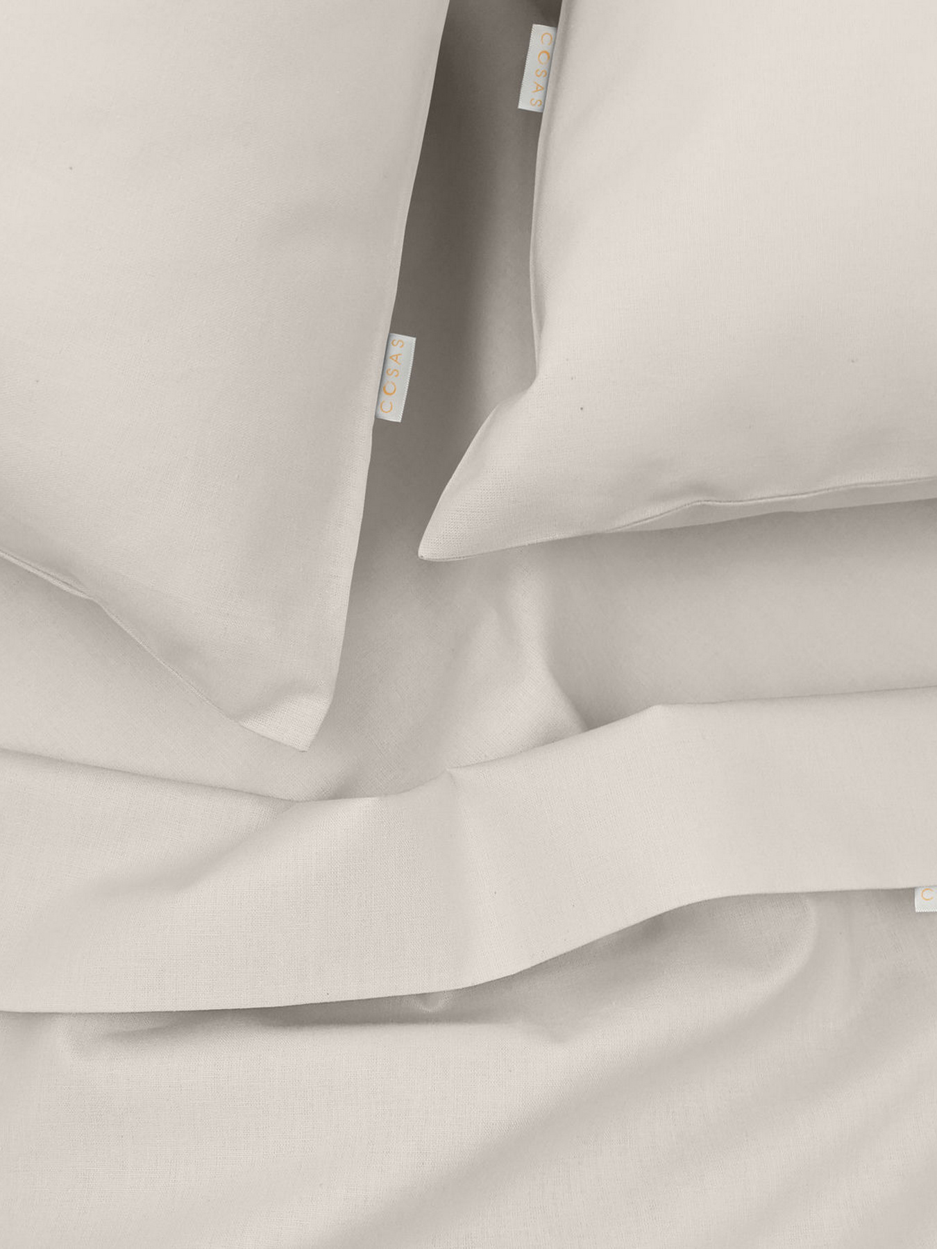 Набор наволочек на подушку IVORY Cosas модель SetPillow_RanforsCappuccino_50 Фото