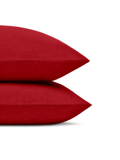 Набір наволочок фланель на подушку BURGUNDY Cosas модель SetPillow_Flannel_55Burgundy_40x60 Фото