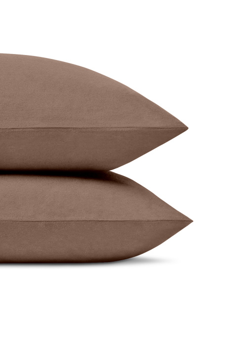 Набір наволочок фланель на подушку LATTE Cosas модель SetPillow_Flannel_27Latte_40x60 Фото