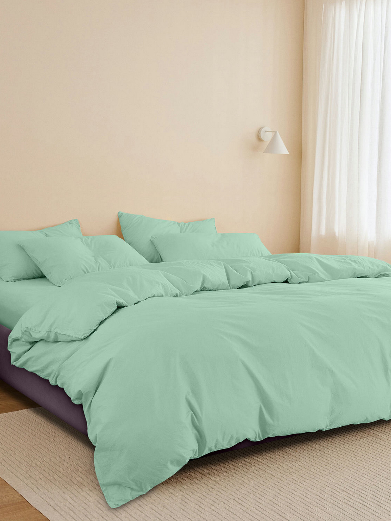 Набор наволочек на подушку PISTACHIO Cosas модель SetPillow_85RanforsPistachio_40x60 Фото